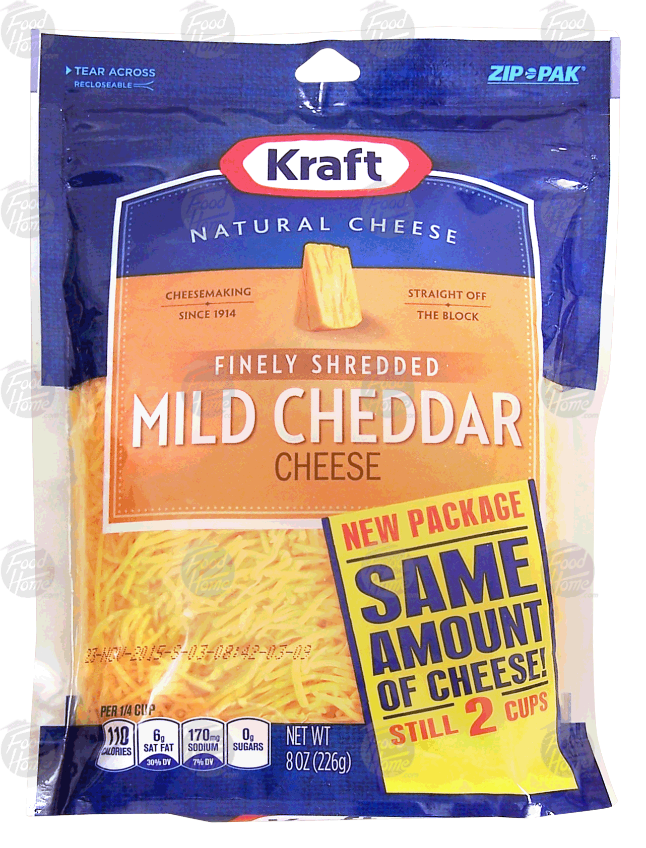 Kraft Natural Cheese mild cheddar finely shredded cheese Full-Size Picture